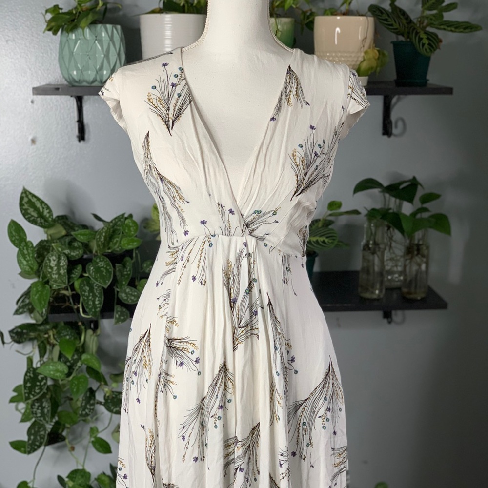 free people v neck maxi dress